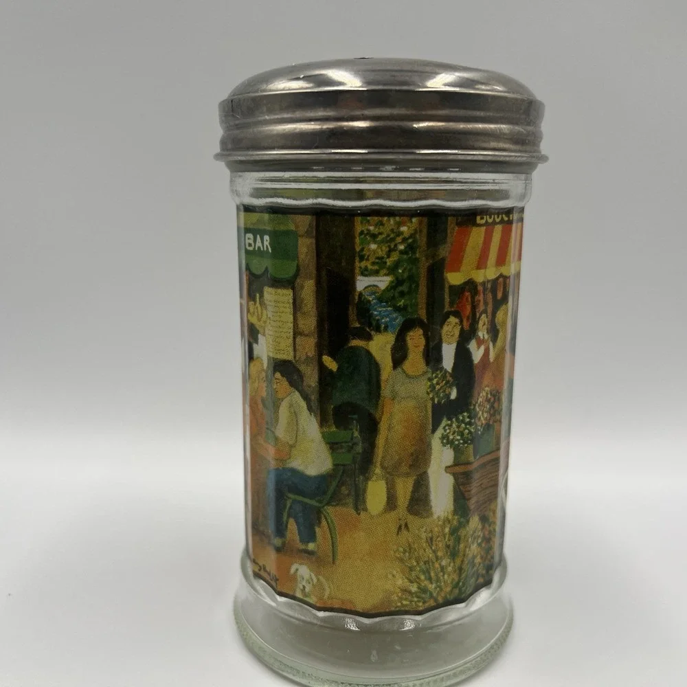 Vintage Large Hole Painted Parmesan Cheese Shaker‎ Beautiful